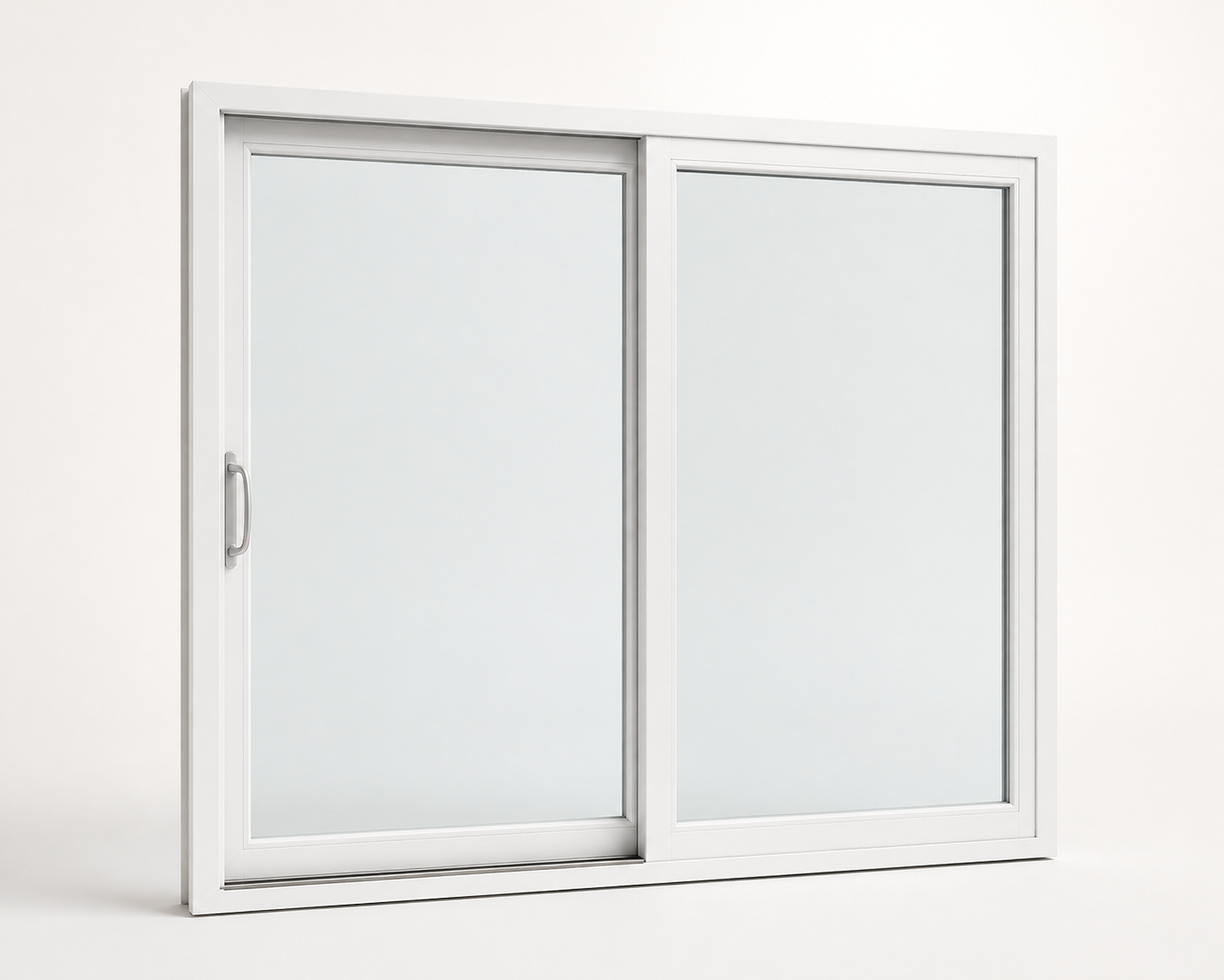 White vinyl Bestview-style sliding patio door